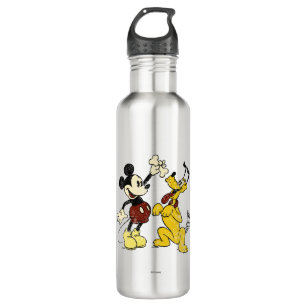 Mickey & Friends   Vintage Mickey & Pluto Water Bottle