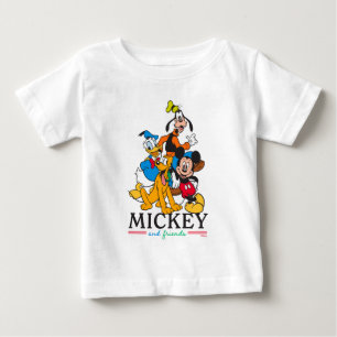Mickey & Friends Vintage Squad Graphic Baby T-Shirt