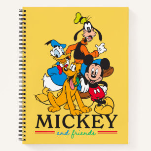 Mickey & Friends Vintage Squad Graphic Notebook