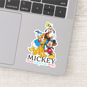 Mickey & Friends Vintage Squad Graphic Sticker