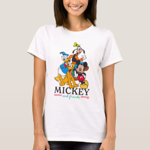 Mickey & Friends Vintage Squad Graphic T-Shirt