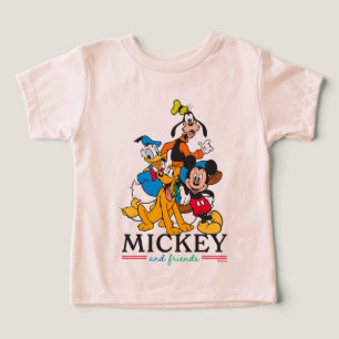 Mickey & Friends Vintage Squad Graphic Toddler T-shirt