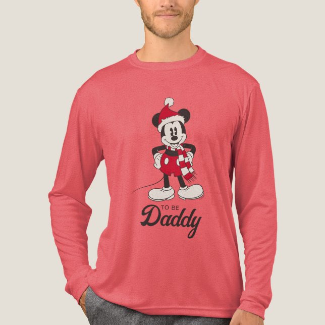 Mickey & Friends Winter Baby Shower Tri-Blend Shirt (Front)