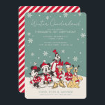 Mickey & Friends Winter Onederland 1st Birthday Invitation<br><div class="desc">Invite all your family and friends to your child's first Birthday with these Winter Onederland invitations featuring Mickey and Friends. Personalize by adding all your party details!</div>