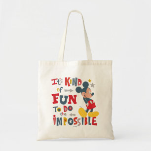 Mickey   Fun To Do The Impossible 2 Tote Bag