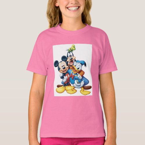Mickey Goofy and Donald T_Shirt