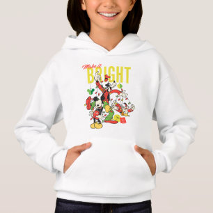 Mickey, Goofy, Donald Make it Bright Hoodie