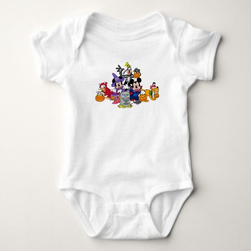 Mickey Halloween Fun with Friends Baby Bodysuit