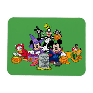 Mickey Halloween Fun with Friends Magnet