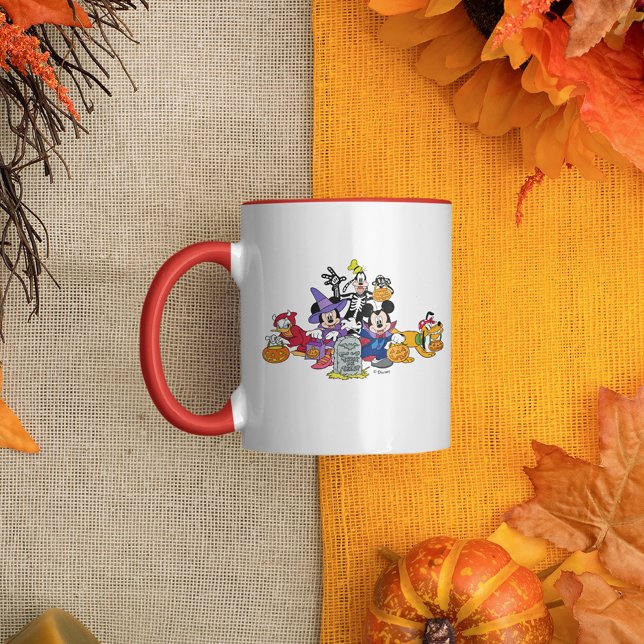 Mickey Halloween Fun with Friends Mug (Mug on table)