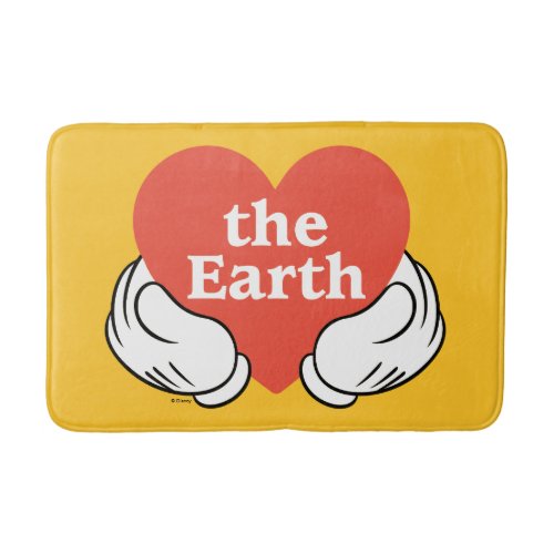 Mickey Hands  Love the Earth Bath Mat