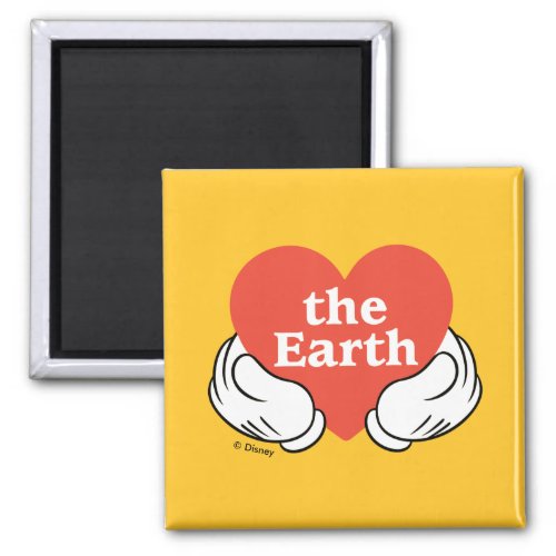 Mickey Hands  Love the Earth Magnet