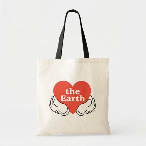Mickey Hands  Love the Earth Tote Bag