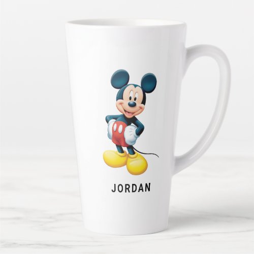 Mickey  Hands on Hips Latte Mug