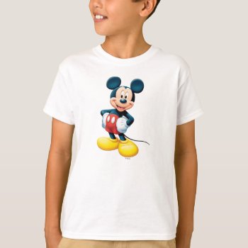 Mickey | Hands On Hips T-shirt by MickeyAndFriends at Zazzle