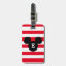 Mickey Head Silhouette Striped Pattern | Monogram