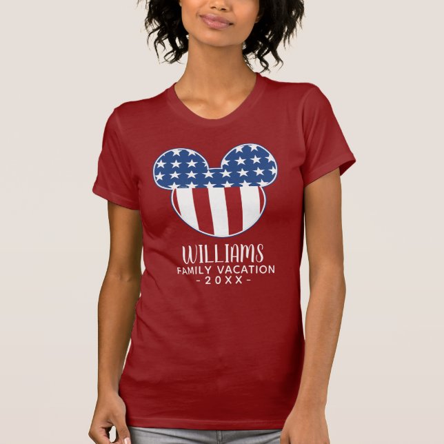 Mickey Icon | 4th of July Family Vacation T-Shirt (Front)