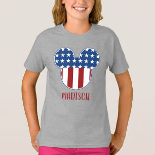 Mickey Icon   Custom Independence Day T-Shirt