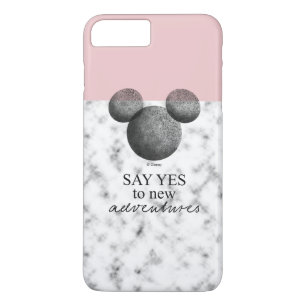 Mickey Icon   Pink & Marble iPhone 8 Plus/7 Plus Case
