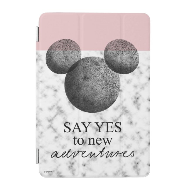Mickey Icon | Say Yes to New Adventures iPad Mini Cover (Front)