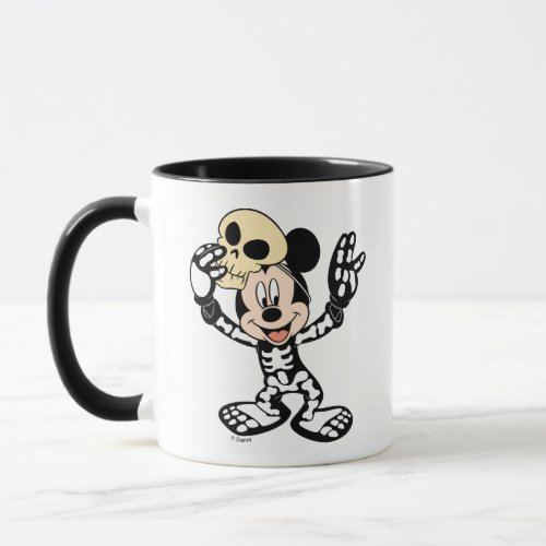 Mickey in Halloween Skeleton Costume Mug