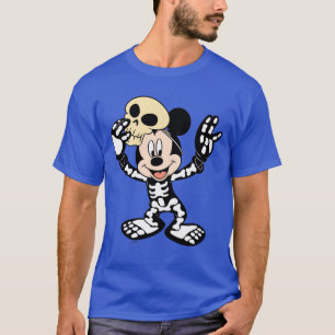 Mickey in Halloween Skeleton Costume T-Shirt