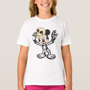 Mickey in Halloween Skeleton Costume T-Shirt