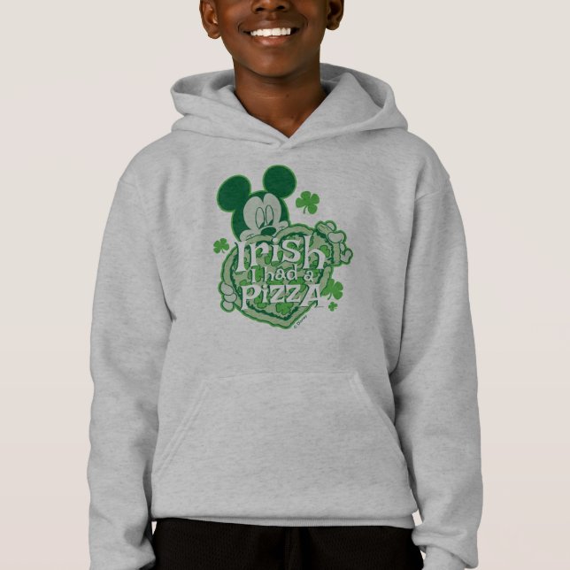 Mickey | Irish I had a Pizza Hoodie (Front)