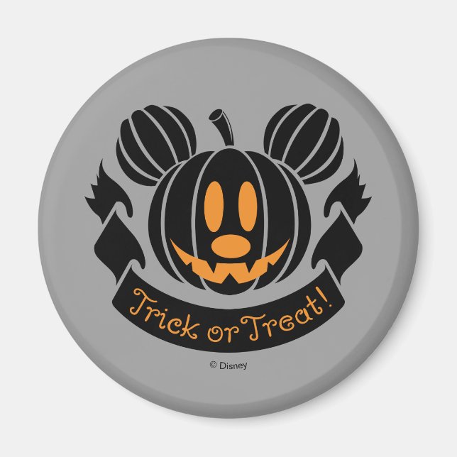 Mickey Jack-o'-Lantern | Trick or Treat Magnet (Front)