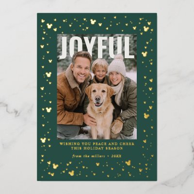 Mickey Joyful Holiday Photo 