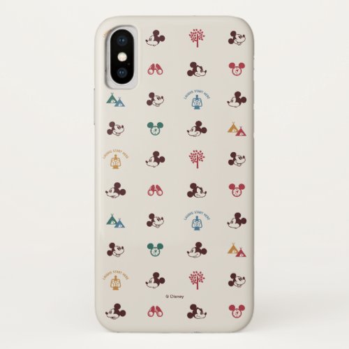 Mickey  Laughs Start Here Pattern iPhone X Case
