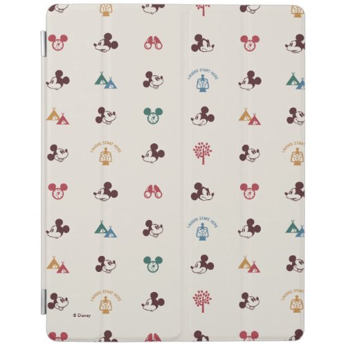 Mickey  Laughs Start Here Pattern iPad Smart Cover