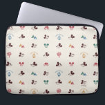 Mickey | Laughs Start Here Pattern Laptop Sleeve<br><div class="desc">Bring joy and laughter with this Mickey Mouse "Laughs Start Here" pattern design! Featuring a fun and energetic pattern of Mickey’s smiling face alongside playful typography, this artwork captures the cheerful and timeless spirit of Disney’s beloved character. The vibrant and modern style makes it perfect for Disney fans who love...</div>