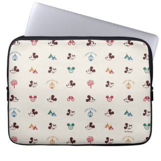 Mickey | Laughs Start Here Pattern Laptop Sleeve