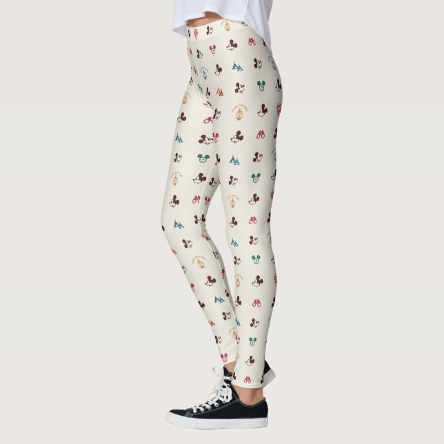 Mickey | Laughs Start Here Pattern Leggings (Left)