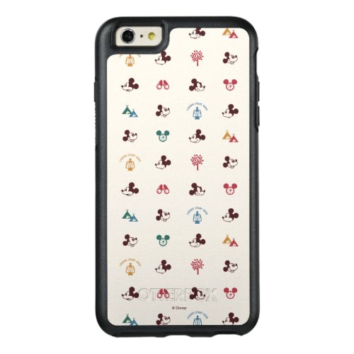 Mickey  Laughs Start Here Pattern OtterBox iPhone 66s Plus Case