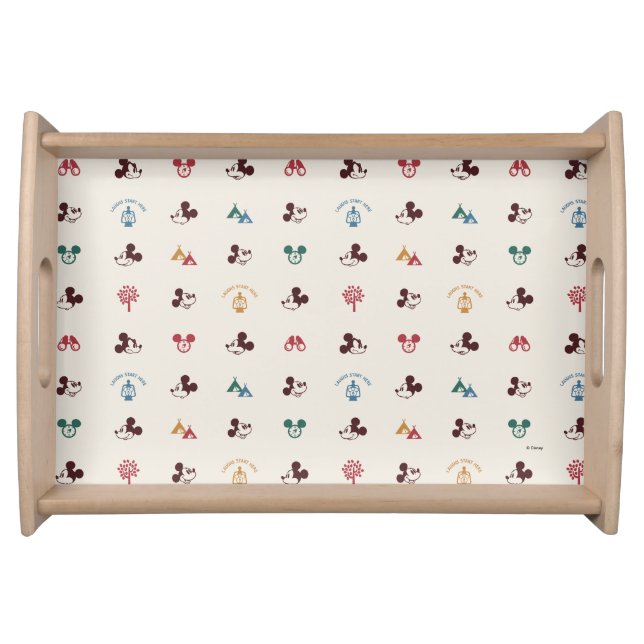 Mickey | Laughs Start Here Pattern Serving Tray (Front)