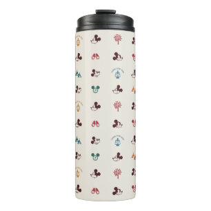 Mickey Laughs Start Here Pattern Thermal Tumbler