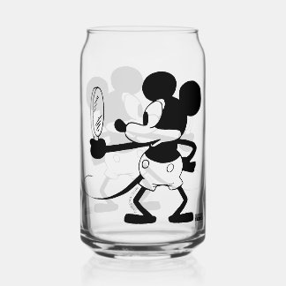 Mickey - Looking in the Mirror (Plane Crazy, 1929) Can Glass