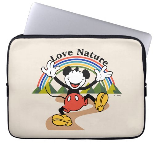 Mickey  Love Nature Laptop Sleeve