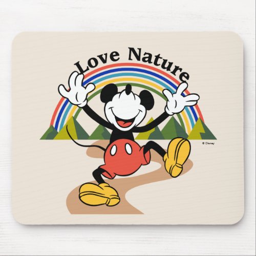 Mickey  Love Nature Mouse Pad