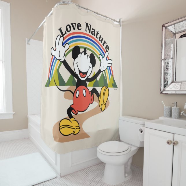 Mickey | Love Nature Shower Curtain (In Situ)