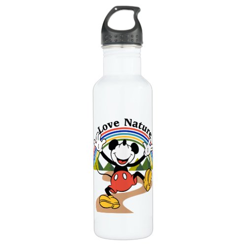 Mickey  Love Nature Stainless Steel Water Bottle