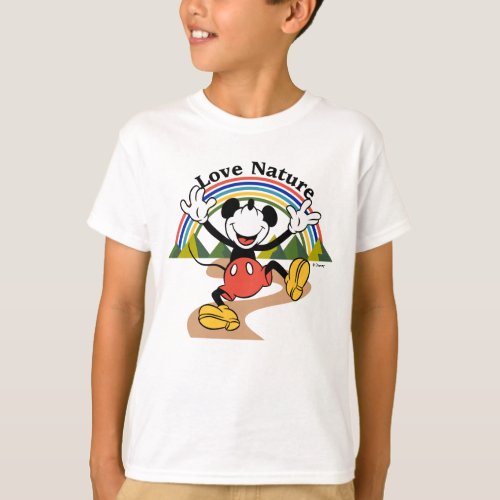 Mickey  Love Nature T_Shirt