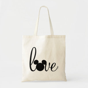 Mickey Love Script Tote Bag