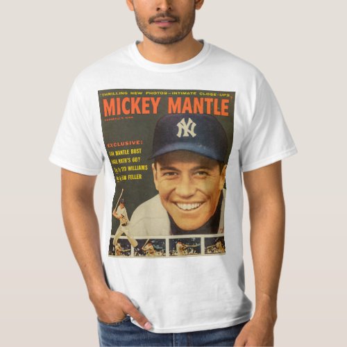 Mickey Mantle Magazine T_Shirt