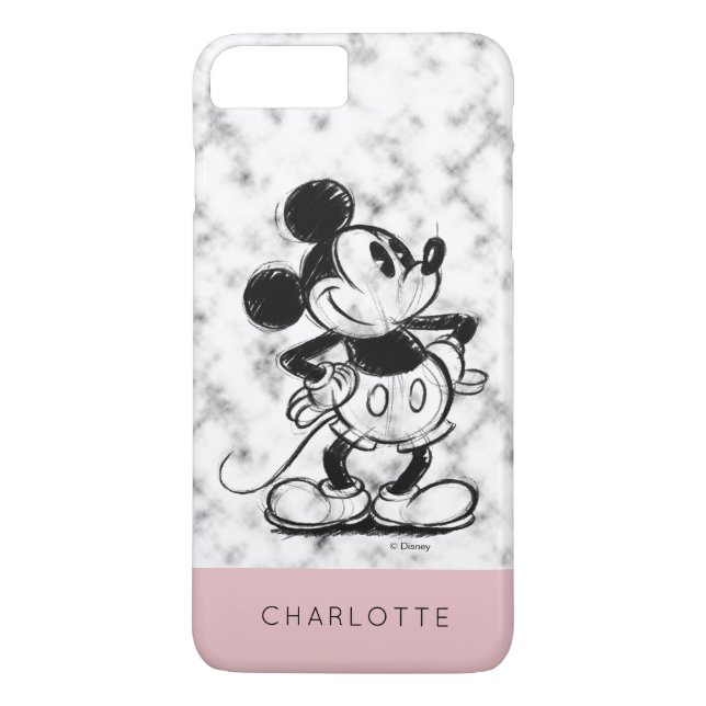 Mickey | Marble Case-Mate iPhone Case (Back)