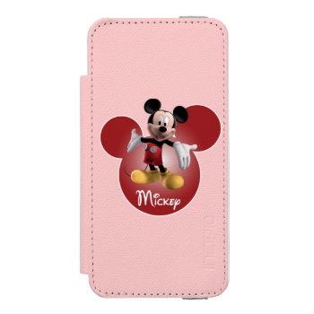 Mickey Mickey Clubhouse | Head Icon Wallet Case For Iphone Se/5/5s by MickeyAndFriends at Zazzle