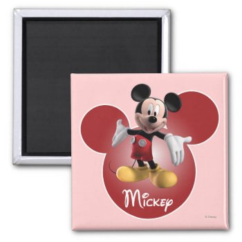 Mickey Mickey Clubhouse | Head Icon Magnet by MickeyAndFriends at Zazzle