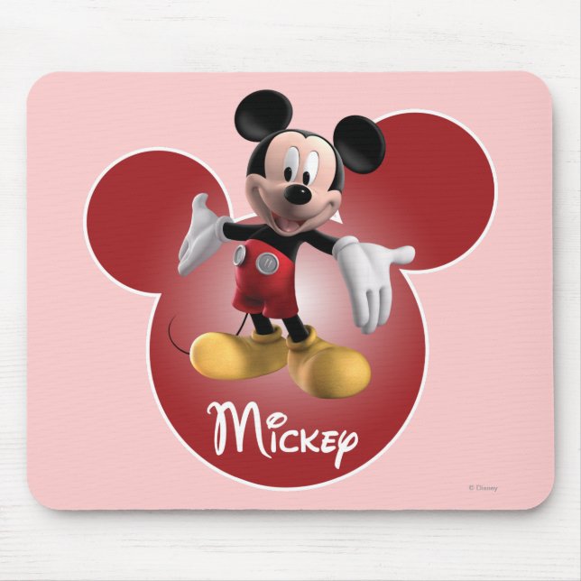 Mickey Mickey Clubhouse | Head Icon Mouse Pad (Front)